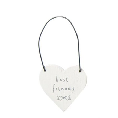 Jenam Sentiments - Mini Wooden Hanger (Best Friends)