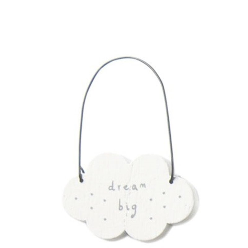 Jenam Sentiments - Mini Wooden Hanger (Dream Big)