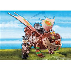 Playmobil Dreamworks Dragon Racing: Fishlegs and Meatlug