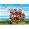 Playmobil Dreamworks Dragon Racing: Fishlegs and Meatlug