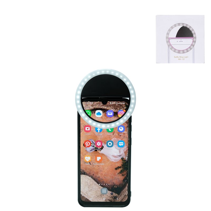 Jenam Novelty Gadgets - USB Selfie Ring Light (8.5 x 3 x 8.5cm)