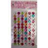 Mini Sticker Sheet - Coloured Rhinestones