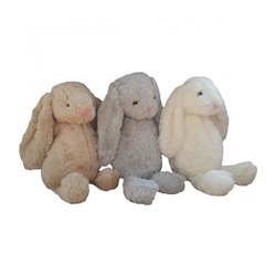 Bunny Soft Toy (Cream / Grey / White)