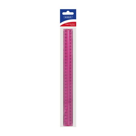 Marlin - Solid Colour Shatter Resistant Ruler - 30cm