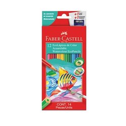 Faber-Castell Watercolour Eco-Pencils Set (12)