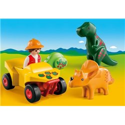 Playmobil 123 - Explorer with Dinos