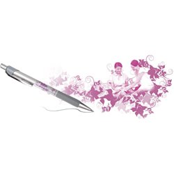 Pen - Papermate Design - Metal & Style (Pink & Grey)