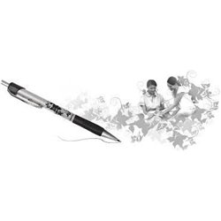 Pen - Papermate Design - Metal & Style (Pink & Grey)