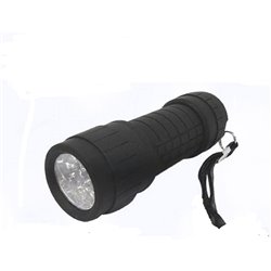 Mini Rubber Torch - 9 LED light (EACH)