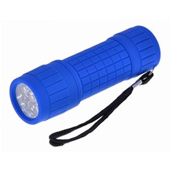 Mini Rubber Torch - 9 LED light (EACH)