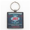 Christian Art Gifts - Metal Keyring - Joy