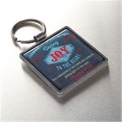 Christian Art Gifts - Metal Keyring - Joy