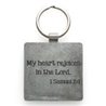Christian Art Gifts - Metal Keyring - Joy