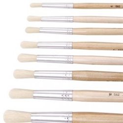 Wooden Paint Brush - Round, No. 10 (EACH)