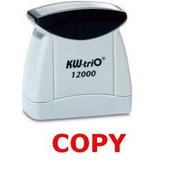 Kw-Trio 12000 Self-Inking Stamp - Copy (Red Ink)