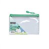 Meeco - Small Clear PVC Pencil Bag - Green