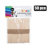 Khoki Art Supplies - Wooden Sticks (Plain Natural)