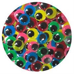 Dala - Googly Eyes - Colours (12mm, 10pcs)