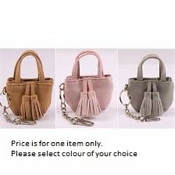 Jenam Accessories - Keyring Purse - PU Leather with Tassles (EACH)