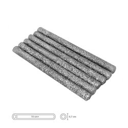 Dala - Hot Glue Sticks - Glitter Silver (10 pack)