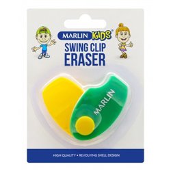 Marlin Swing Eraser - Green & Yellow