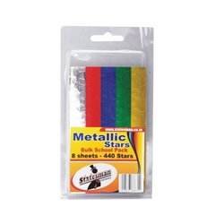 Statesman Metallic Stars (440, assorted colours)