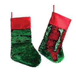 Reversible Sequin Christmas Stocking (Large)