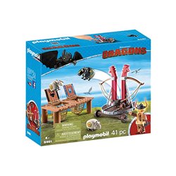 Playmobil Dreamworks Dragons - Gobber the Belch with Sheep Sling