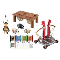 Playmobil Dreamworks Dragons - Gobber the Belch with Sheep Sling