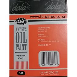 Dala - Oil Paint - Vermillion (hue) 301 (50ml)