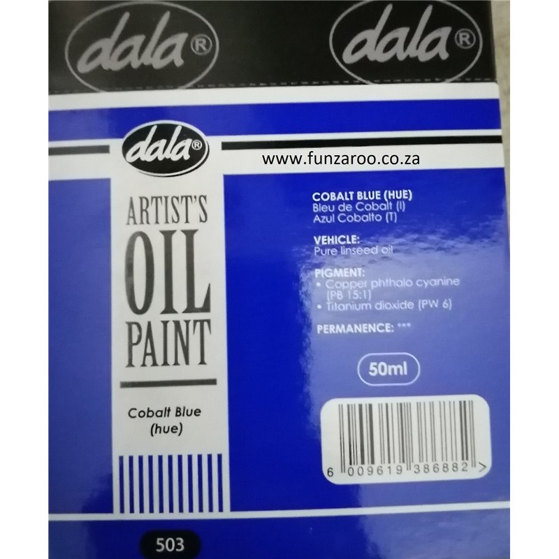 Dala - Oil Paint - Cobalt Blue (Hue) 503 (50ml)