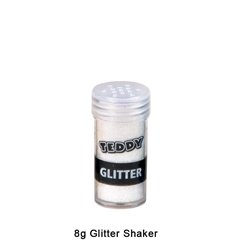 Teddy Glitter Shaker - Crystal (8g)