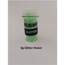 Teddy Glitter Shaker - Neon Green (8g)