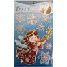 Christmas Room Decor - Metallic Stickers - Angel