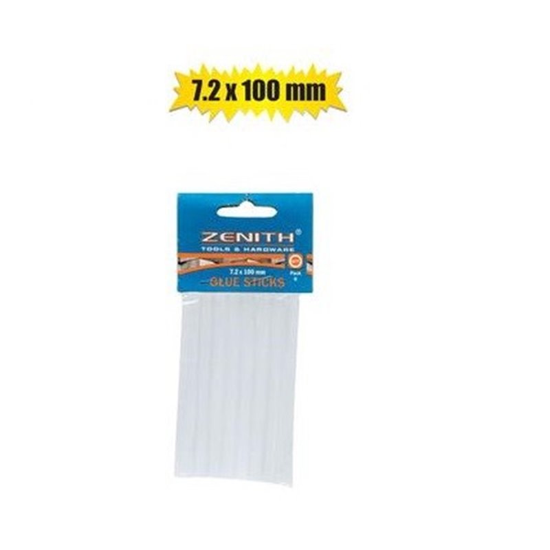 Zennith Glue Stick for Hot Glue Gun (7mm, Short - 6 pack)