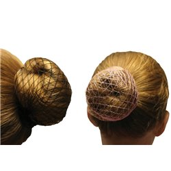 Bun Hair Net - Ballet Pink / Brown
