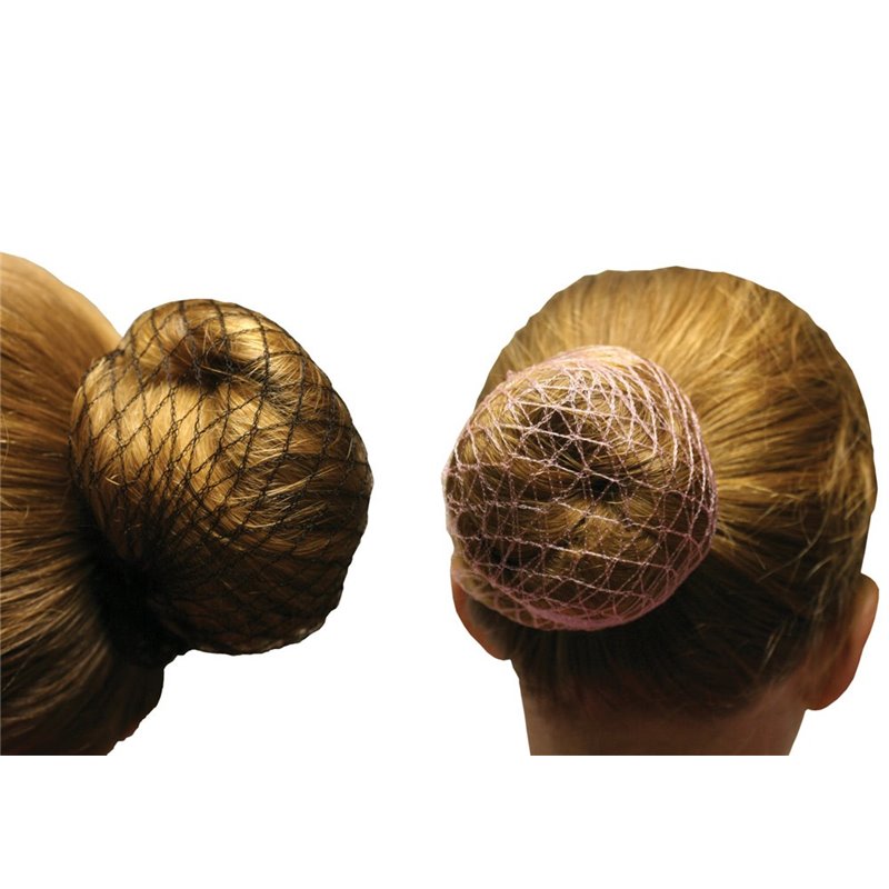 Bun Hair Net - Ballet Pink / Brown
