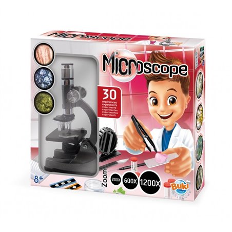 Buki - Science - Microscope x200 / x600 / x1200 (metal base, 30 experiments)