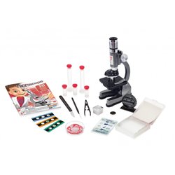 Buki - Science - Microscope x200 / x600 / x1200 (metal base, 30 experiments)