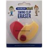 Marlin Swing Eraser - Red & Yellow
