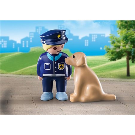 Playmobil 123 - Police Officer with Dog