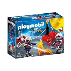 Playmobil City - Firefighters with Working Water Pump