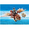 Playmobil Dreamworks Dragon Racing: Fishlegs and Meatlug
