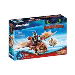 Playmobil Dreamworks Dragon Racing: Fishlegs and Meatlug