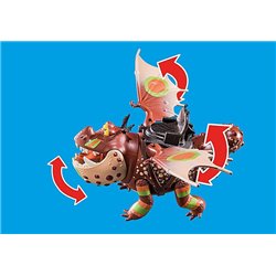 Playmobil Dreamworks Dragon Racing: Fishlegs and Meatlug