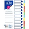 Marlin Uni-File - File Dividers (10 Tab, Bright Board)