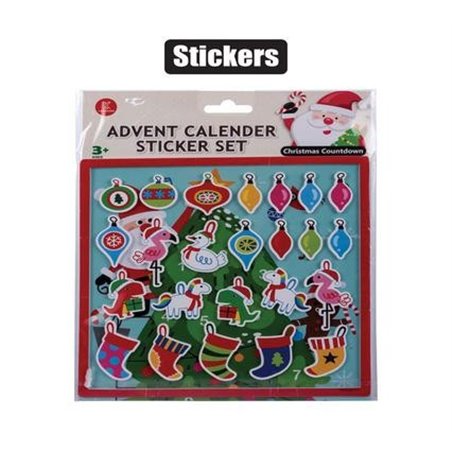 Christmas Novelties - Advent Countdown Sticker Chart