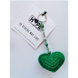 Hope Art - Hearts of Hope - Dark Green - Believe