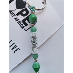 Hope Art - Hearts of Hope - Dark Green - Believe