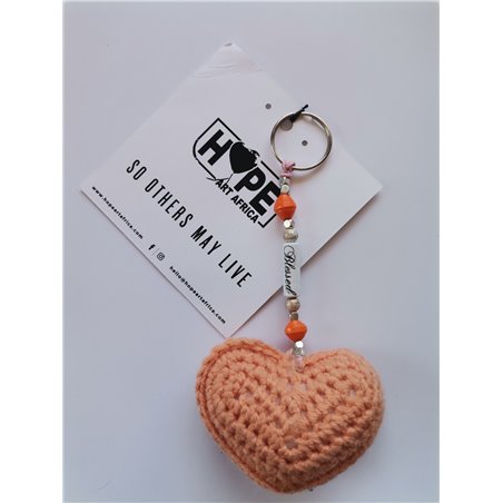 Hope Art - Hearts of Hope - Apricot - Blessed